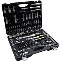 Набор инструмента RF-41501-5: 1/2"&1/4"&3/8"DR с 6-гранными головками 150пр. ROCK FORCE /1/2